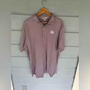 Peter Millar Texas A&M Aggies Jubilee Stripe Polo XL